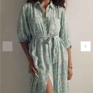 Mona Lisa Linen Shirt Dress by Maeve NWT
